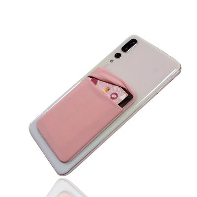 China 2021 Hot Selling Eco-friendly 3M Sticker Blocking Mobile Phone Card Holder Wallet Soft Stand for sale