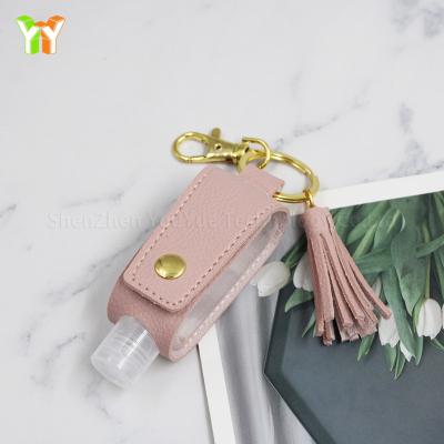 China Key Chain Key Chain Mini Soap Liquid Bag Case Pocket Hand Sanitizer Durable Hand Sanitizer Holder for sale