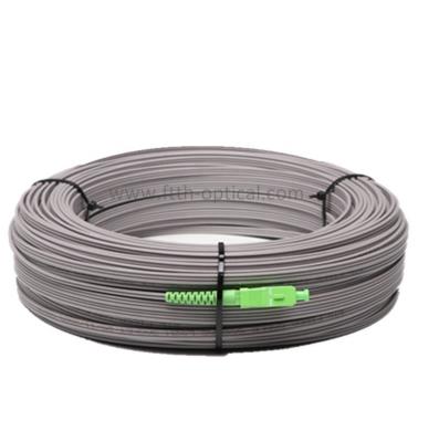 China Network Access To User 1 2 4 Core G657A G652D Single Mode FRP Fiber Optic Indoor Drop Cable FTTH GJXH-PVC/LSZH 2.0 3.00 5.00mm for sale