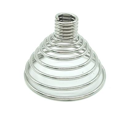 China Custom Steel Coil Spring Factory Spiral Conical Springs For Christmas Tree Topper for sale