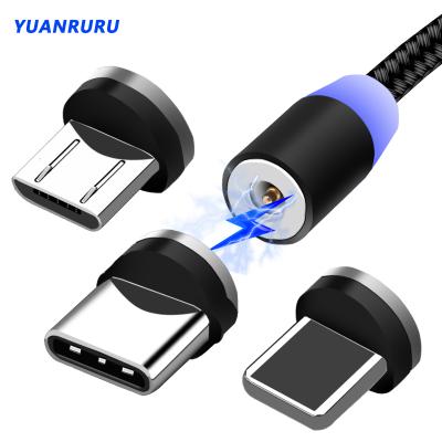 China Magnetic Cable Charger For Phone 5 5S 6 6S 7 8 11 Fast Charging Type C Cable For Mobile Phone Magnet Data Charger Wire Magnetic USB Cable for sale