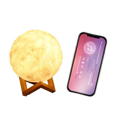 China Creative 2022 Small New Creative Portable Speakers BT Speaker Player Touch Pat Light Colorful Led Night Light Bedside Table Smart Wireless Lamp For Better Sleeps for sale