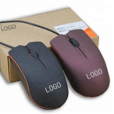 China Usb portable 3d wired optical mouse for office, promotion, 1.2m wired wired mouse for sale