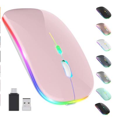 China Portable Led Computer Mouse For Apple Macbook Pro Wireless 2.4g Mini Office Mouse for sale