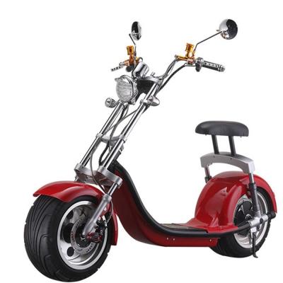 China New style 2019 fat tire sale 18*9.5 inch EEC coc electric scooter citycoco 1000W for sale