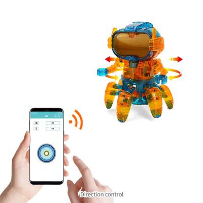 China Smart Toy Robot High Quality Upgraded Electronic Robot Car Kit Bluetooth-compatible for Arduino Robot Kit for sale