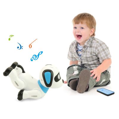 China Programmable Smart Voice-activated Remote Control Pet Robot Electronic Stunt Puppy Radio Control Robot Toy Dog with Singing and Dancing for sale