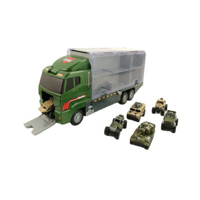 China Best Selling Truck Toys 6 in 1 Construction Transporter Truck Toy Set Diecast Toy Car Truck Model Toy Vehicles Mini for sale