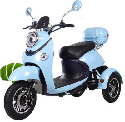 China Good Price And Quality Suit Elderly Strong Stability Unisex Cheaper 1000w Passenger 2 Loading Tricycle For Parents for sale