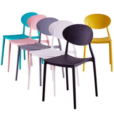 China Cheap modern outdoor plastic cafe restaurant dining chairs from modern manufacturers pp for sale