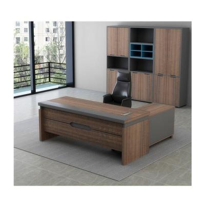 China Other Model: D2811 MDF Office Desk Computer Desk Luxury Executive Modern L Shaped Office Furniture for sale