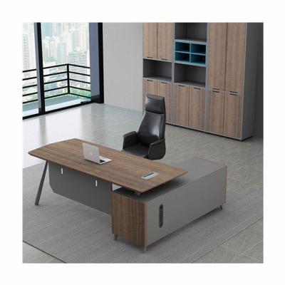 China Other Model: D2807 Luxury Executive Modern L Shaped Office Computer Desk MDF Office Desk Furniture for sale