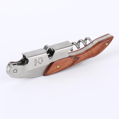 China Bottle Opener Wine Bottle Opener - Professional Corkscrew Aluminum Wine Cutter and Wrench for Waiters and Bartenders for sale