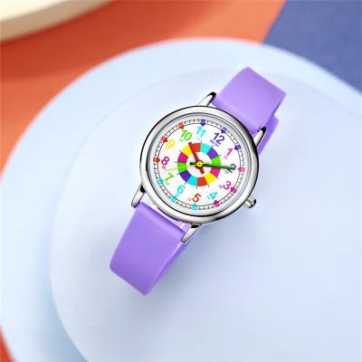 China Multifunctional Waterproof Water Resistant Gift Watch For Kids A0009 Fashion Silicon Band Chronograph Saat Watch for sale