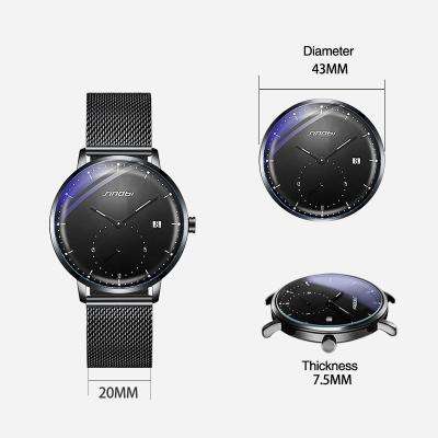 China Custom Luxury Waterproof Sinobi S9790G Personality Fashion Watch Saat Waterproof Watches For Men for sale