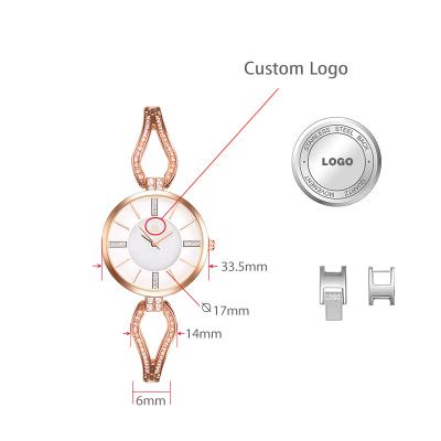 China SHENGKE Custom Logo K0020L Japan Movt Quartz Stainless Steel Sunburst Dial Minimalist Back Ladies Watches Water Resistant Watch for sale