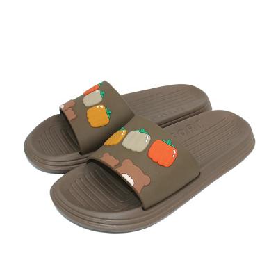 China Fashion new fashion trend summer simple pumpkin non-slip soft bottom leisure EVA plastic slippers for sale