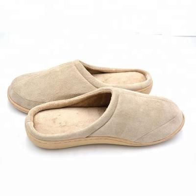 China Breathable Hot Sell Comfort Memory Foam Slippers Clog Ladies Men's Indoor Slippers for sale