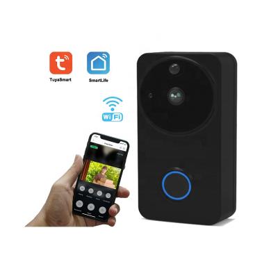 China Wi-Fi Smart Home IP Control Visitor Maintenance TUYA APP Wireless Video Doorbell Video Doorbell for sale