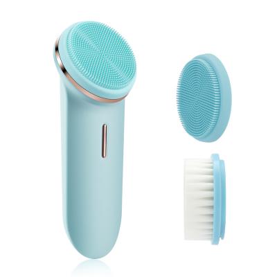 China Beauty Skin Revitalizer Good Quality Pore Remover Hair Exfoliator Electric Facial Cleansing Brush Soft Silicon Apparatus for sale