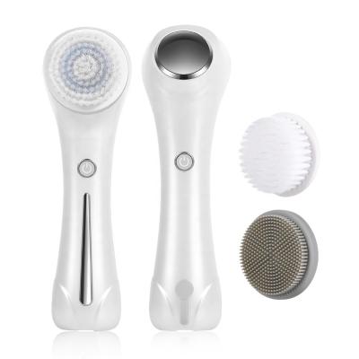 China Unique Electric Facial Detergent Waterproof Silicone Tools Skin Care Design DEEP CLEANING Facial Cleansing Brush for sale