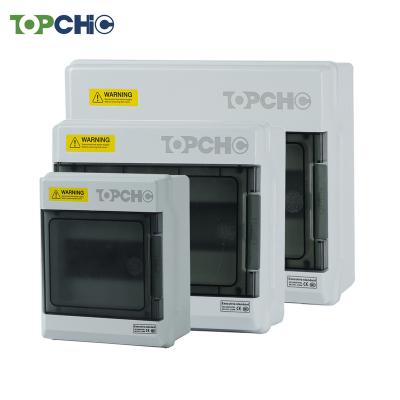 China Electric Power Transmission TOPCHIC 6 9 Portable 12 Way Electrical Cabinet Distribution Box Equipment Waterproof for sale