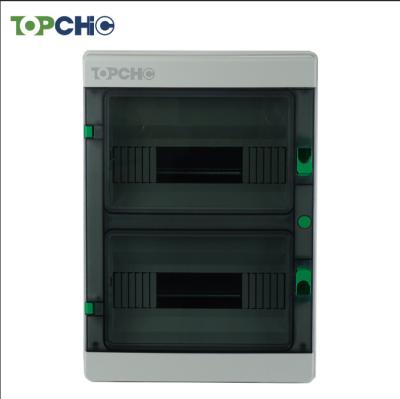 China Electric Power Transmission TOPCHIC 8 12 18 24 Way Consumer Unit IP66 MCB Solar Power Fiber Distribution Boards Electrical Boxes for sale