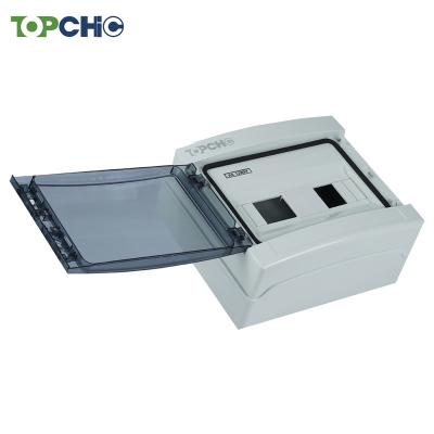 China Electric Power Transmission TOPCHIC HA Series 12 Way Mount Outdoor Surface Flux MCB Power Distribution Box for sale