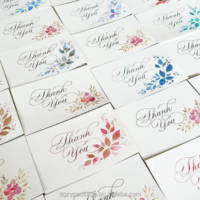 China Paper & Paperboard customized print logo business name card gift greeting cards thank you cards postcards for sale