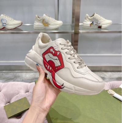 China New Arrivals Motion Sensing Ladies Rubber Thick Sole Fashion Sports Tennis Shoes Chunky Sneakers Stylish Casual Sneakers For Women for sale