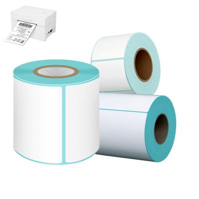 China Direct Thermal Printer Label Paper Custom Thermal Label Sticker Rolls 60*40 for sale