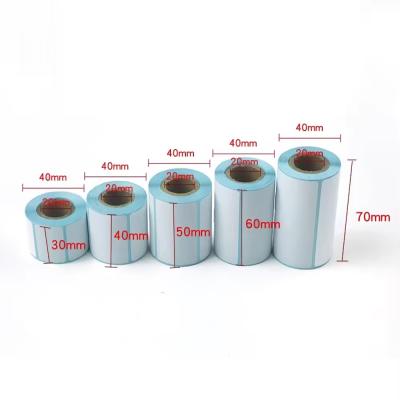 China Adhesive Custom Direct Thermal Labels Shipping Printer Barcode Labels Roll for sale