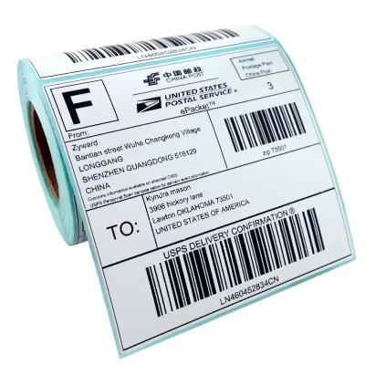 China Premium 4x6 Thermal Labels Water And Tear Resistant Easy Customization for sale