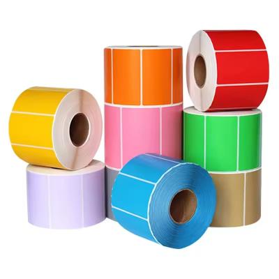 China Custom Waterproof Paper Labels with Strong Adhesive in Assorted Colors for sale