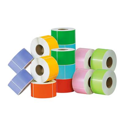 China Waterproof Paper Colored Adhesive Labels Removable for sale