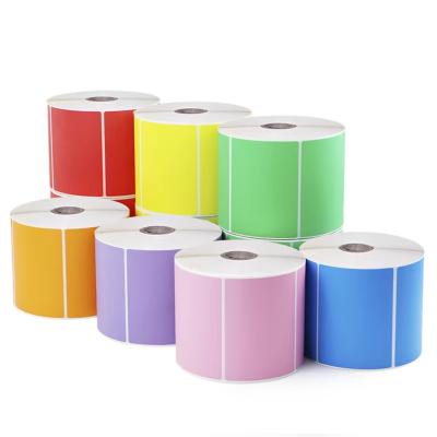 China Color Print Shipping Label 4x6 Self Adhesive Label Paper for sale