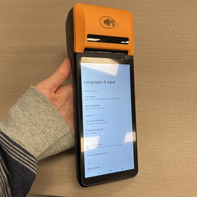 China 3G-geheugen Android Handheld POS Terminal voor uw bedrijf 5,99' schermgrootte Te koop