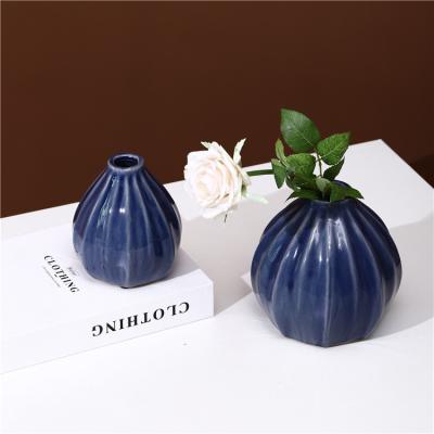 China Wholesale custom-made modern ceramic home table decoration vases ware flower vase Nordic style ceramic small for sale