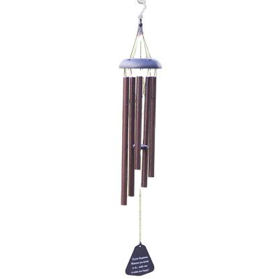 China Traditional Wooden Windchime Large Memorial Sympathy Wooden Garden Wind Chime for sale