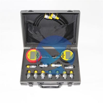 China Excavator Construction Machinery Pressure Test Kit Digital Hydraulic Pressure Gauge Test Kit XZTK-70M Pressure Gauge Monitor for sale