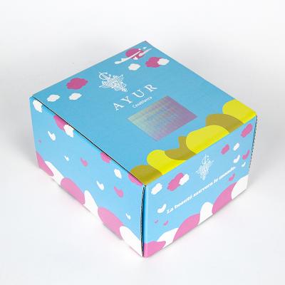 China Recyclable Corrugated Airplane Printing Gift Packing Box Foldable Mailing Box With Custom Logo for sale