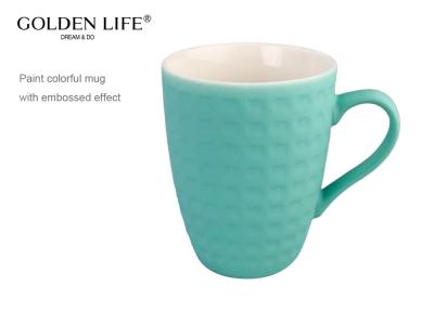 China 12 Kaffeetasse-Geschenke des Farbfeine Knochen-400ml 8.7x7.2x9.2cm zu verkaufen