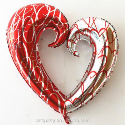 China Promotional toy 40 inch crochet heart foil balloon for party/wedding decoration valentine balloon decoration for sale