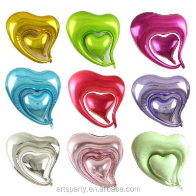 China Promotional Toy New 40 Inch Large Heart Shape Giant Special Foil Nylon For Party Wedding Supplies Decoration Valentine's Day Balloon Decoration for sale