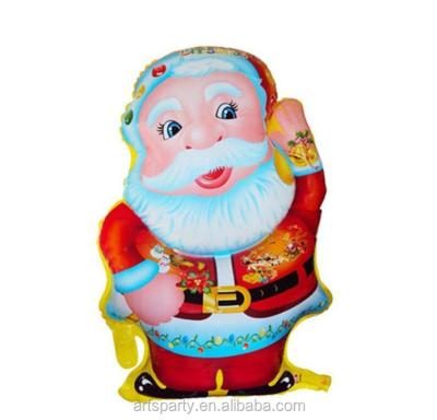 China Promotional Toy Christmas Santa Claus Shape Foil Balloon For Christmas Decoration for sale