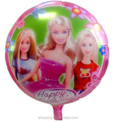 China 18 Inch Happy Birthday Princess Foil Balloon Party Decoration Gift Toy for sale