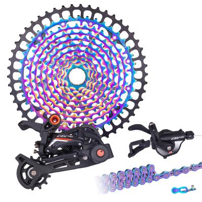 China Bicycle 11s 1x11 MTB Groupset 9-50T 9-46T 11 Speed ​​Steel Aluminum Alloy ZTTO Rear Derailleur Final Clutch Cassette Set Clutch Kit ULT 11speed for sale