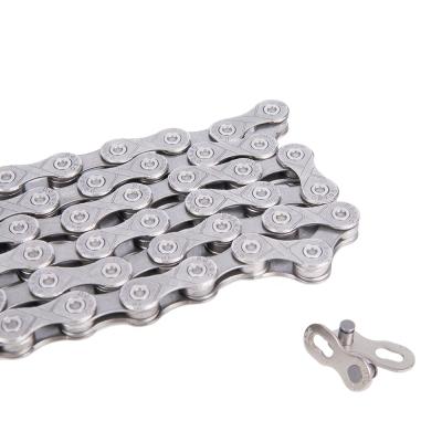 China Silver ZTTO Bike Chain Gray Mountain 10 Speed ​​Road Bicycle 116 Links Bicycle Chain for sale