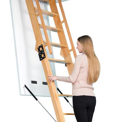 China Hotel Electric Timer Loft and Loft Telescopic Ladder for sale