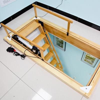 China Hotel Wooden Electric Remote Control Telescope Steps Map Scale for sale